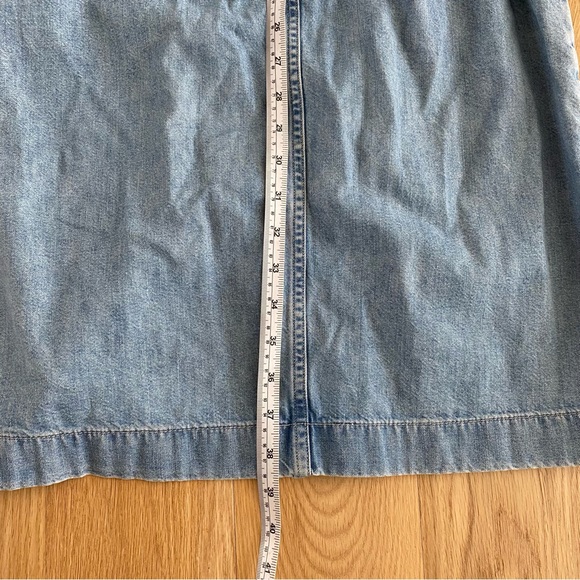 Levi’s Bryn Denim Shirt Dress in Midwash Blue Sz S - Picture 7 of 8
